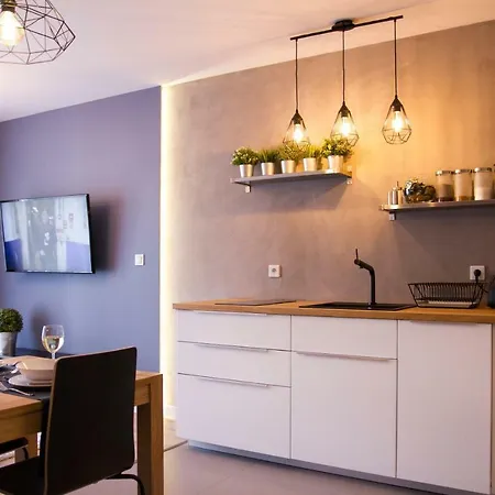 Daire Dwupokojowy Apartament Z Sypialnia I Tarasem *