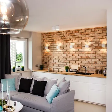 Dwupokojowy Apartament Z Sypialnia I Tarasem Daire *